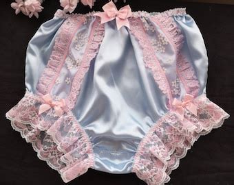 Baby Pink Bikini Panties Slippery Satin Sissy Knickers Etsy