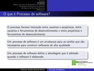 Processo De Software Ppt