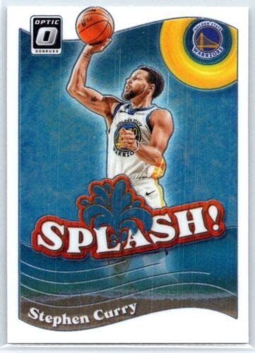 2023 24 Donruss Optic Basketball Stephen Curry Splash Insert Warriors