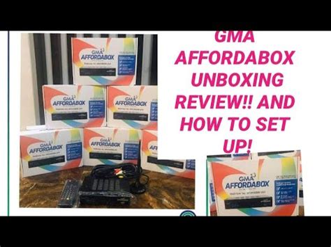 GMA Affordabox Unboxing Review And Tutorial YouTube