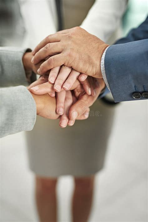 Teamwork Stack And Hands Of Business People In Office For Company