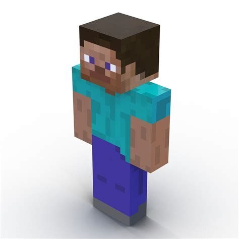 3d Max Minecraft Steve