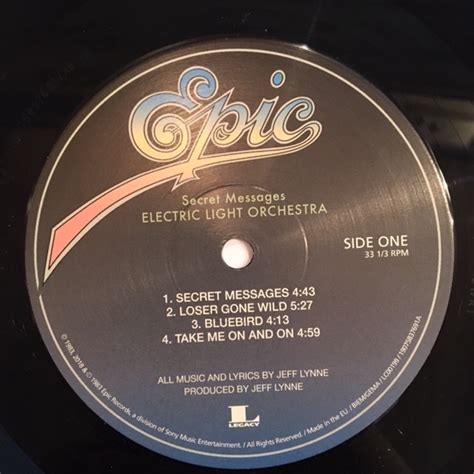 Electric Light Orchestra Secret Messages 12 Inch