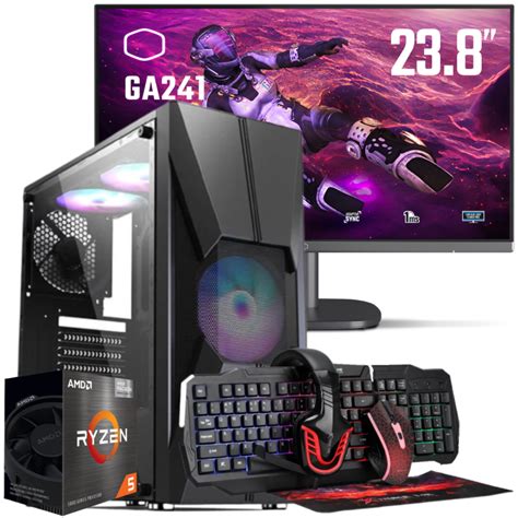 Setup Gamer Special Pc De Bureau Gaming Ryzen G Vega