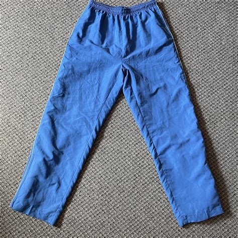 East West Women S Blue Trousers Depop