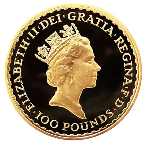 Englische Britannia Goldmünze 1987 1 Unze PP