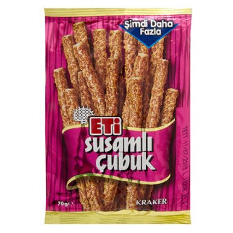 ETİ SUSAMLI ÇUBUK KRAKER 70GR K 35406 14 LÜ KOLİ Sinamega