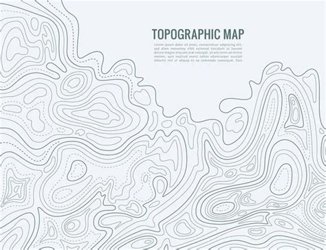 Terrain Map Topographic Contouring Line Cartography Texture