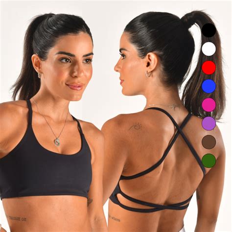 Top Fitness Costas Nuas Zero Transpar Ncia Abertas Cropped Academia