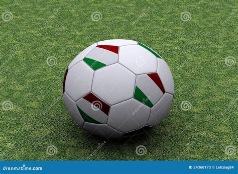 Italian soccer ball stock illustration. Illustration of fans - 24360173