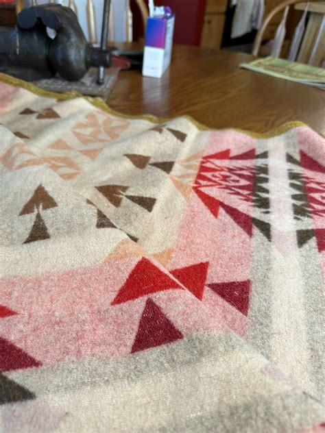 Vintage 1940s Pendleton Cayuse Indian Trade Blanket Ebay