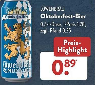 Löwenbräu Oktoberfest bier Angebot bei ALDI SÜD 1Prospekte de