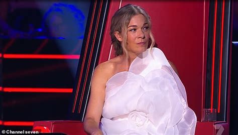 The Voice Australia Coach Leann Rimes Shocks As She Dramatically Walks