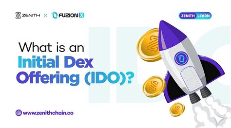 What Is An Ido Initial Dex Offering By Zenith Chain Medium