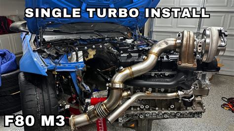 Bmw F X M M S Single Turbo Speedtech Kit Install Part Youtube