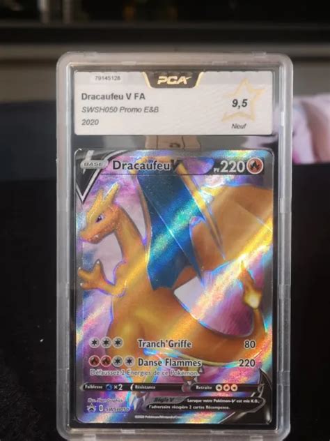 CARTE POKÉMON DRACAUFEU V FA SWSH050 Promo PCA 9 5 EUR 55 00 PicClick FR