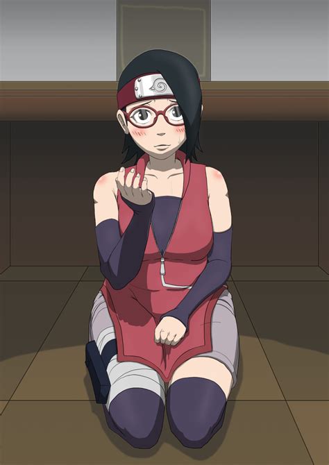 Arm Warmers Bandaged Leg Bandages Begging Begging Pose Black Eyes Black Hair Blush Boruto