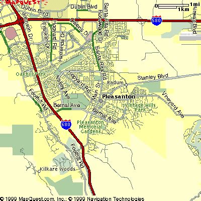 Map Of Pleasanton California - Sammy Coraline