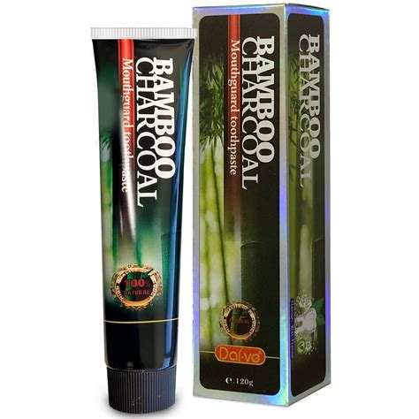 Activated Bamboo Charcoal Teeth Whitening Toothpaste With Mint Flavor