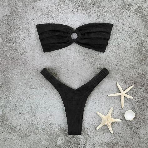 Sexy Bikini 2023 Swimsuit Women Swimwear Push Up Bikini Set Thong Brazilian Bathing Suit Beach