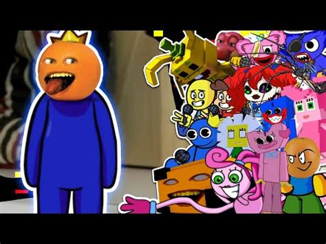 Rainbow Friends Vs Annoying Orange Corrupted Sliced Fnf Sliced But