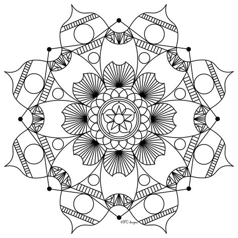 Mandala To Print Color Zen Anti Stress Mandalas