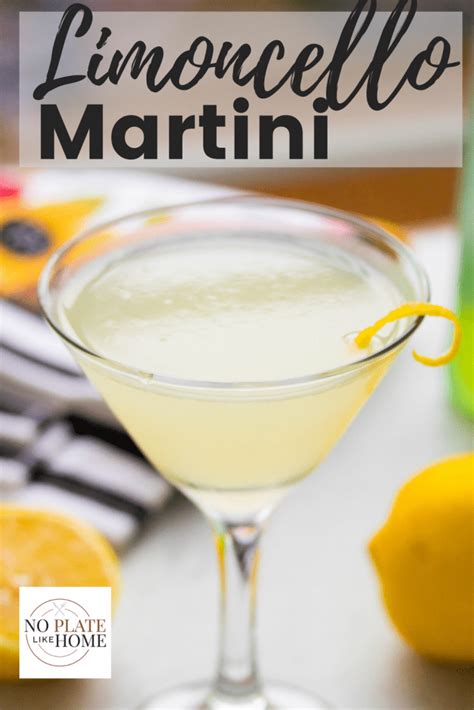 Limoncello Martini Cocktail Recipe