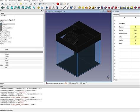 BERSERK DESIGN Acuario Reef Aquascaping FreeCAD