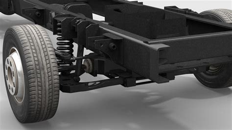 Truck Chassis 2x4 3d Model Cgtrader