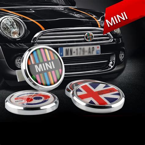 Car Styling Front Grill Metal Emblem Badge Mini Logo Auto Decorative