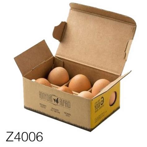 Brown Paper Egg Packing Box For Packaging At Rs 18 50 Piece In