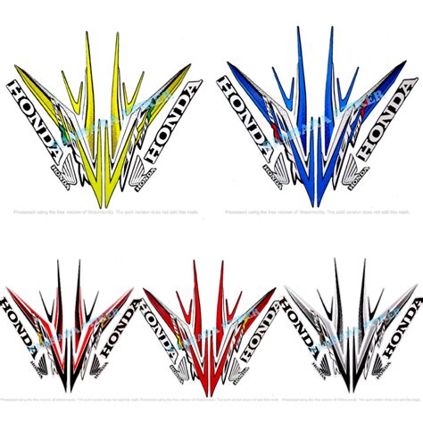 Sticker Striping Motor Honda Cbr R Standar Full Set Lazada