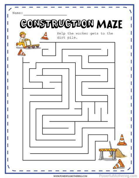 Construction Worksheets