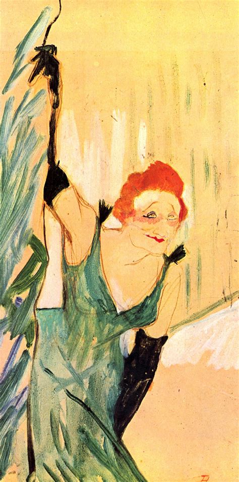 Yvette Guilbert 1894 By Henri De Toulouse Lautrec Artchive