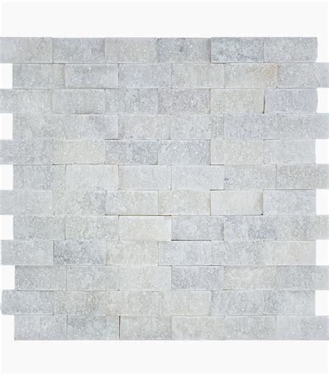 X White Pearl Splitface Marble Mosaic Travertine Warehouse