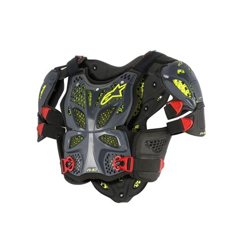 Motocross Brustpanzer Alpinestars A Schwarz