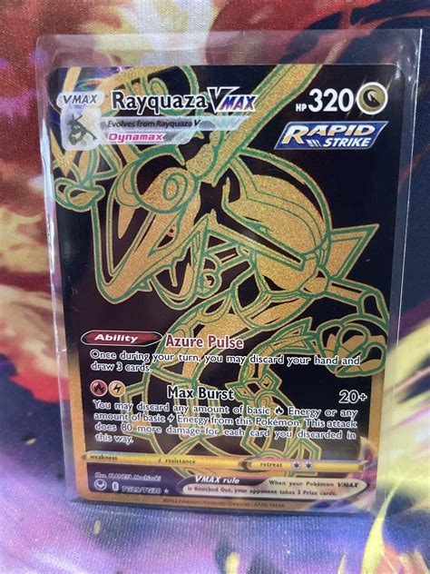 Rayquaza Vmax Tg29tg30 Full Art Silver Tempest Trainer Gallery