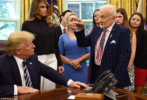 Trump And Melania Hitch Wagon To Apollo 11 Astronauts In Anniversary