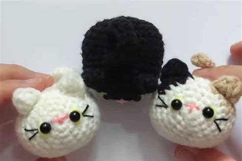 Simple Cute Crochet Mini Cat Loaf Tutorial