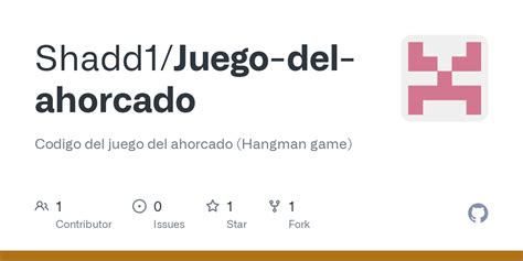 GitHub Shadd1 Juego Del Ahorcado Codigo Del Juego Del Ahorcado