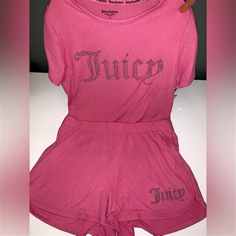 Juicy Couture Intimates Sleepwear Juicy Couture Pink Ribbed