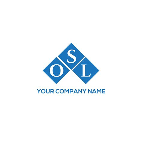 Osl Letter Logo Design On White Background Osl Creative Initials