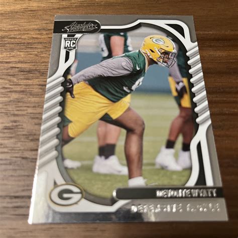 2022 Panini Absolute Football DEVONTE WYATT Rookie Card 160 RC PACKERS