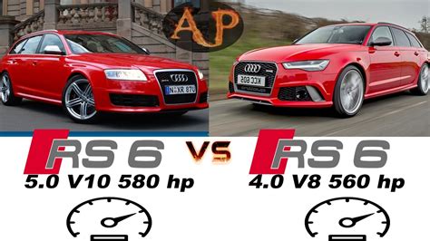 ☛audi Rs6 C7 2013 4 0 560 Hp Vs Audi Rs6 C6 2008 5 0 580 Hp Review Sound Acceleration 0