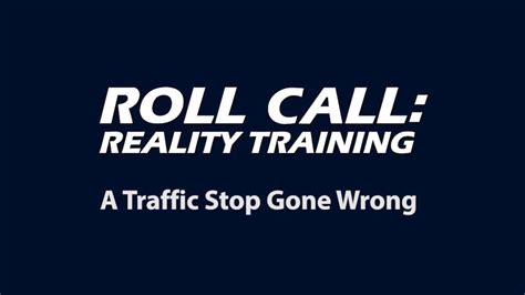 Reality Training: 4 traffic stop safety tips