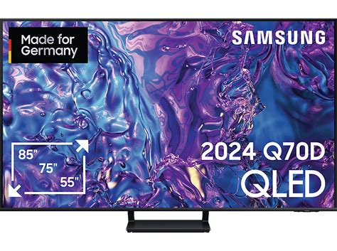 Samsung Gq Q D Qled Tv Flat Zoll Cm Uhd K Smart Tv