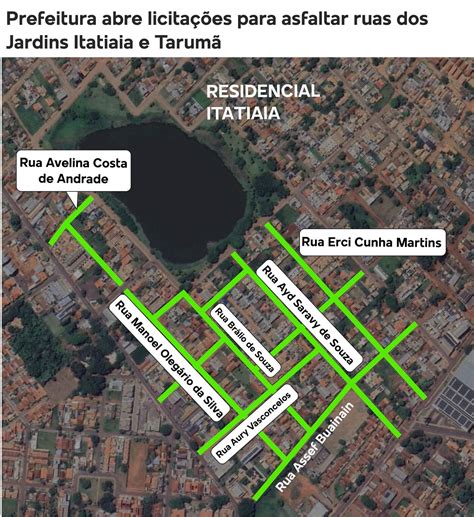 Prefeitura Abre Licita Es Para Asfaltar Ruas Dos Jardins Itatiaia E