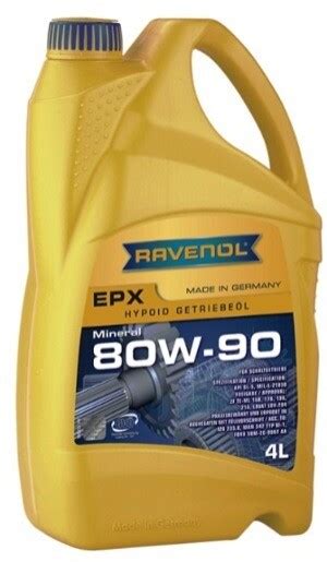 RAVENOL GETRIEBEOEL EPX SAE 80W 90 GL 5 4L