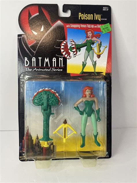 Mavin Batman The Animated Series Poison Ivy Snapping Venus Flytrap Action Figure 1993