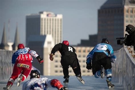 Photos: Feats of daring at Crashed Ice event | Minnesota Public Radio News